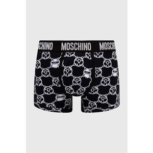 Boxerky Moschino Underwear pánske, tmavomodrá farba vyobraziť