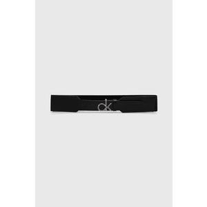 Opasok Calvin Klein dámsky, čierna farba vyobraziť