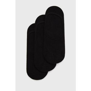 Ponožky John Frank (3-pack) pánske, čierna farba vyobraziť