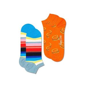 Ponožky Happy Socks Lunch Time Stripe (2-Pack) dámske vyobraziť