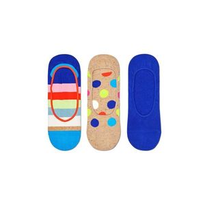 Ponožky Happy Socks Big Dot Stripe Liner (3-Pack) pánske vyobraziť