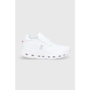 Topánky On-running biela farba, na plochom podpätku vyobraziť