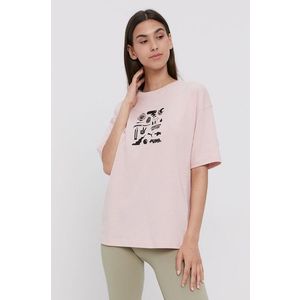Bavlnené tričko Puma 531679 ružová farba vyobraziť