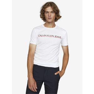 Slim Organic Cotton Logo Tričko Calvin Klein vyobraziť