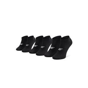 4F Súprava 3 párov nízkych členkových ponožiek H4L21-SOM006 Čierna vyobraziť