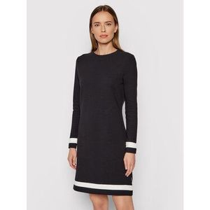 Calvin Klein Úpletové šaty Ottoman Colour Block K20K203276 Čierna Regular Fit vyobraziť