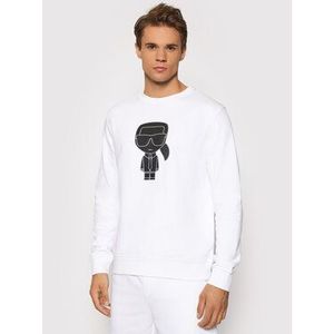 KARL LAGERFELD Mikina 705077 512900 Biela Regular Fit vyobraziť