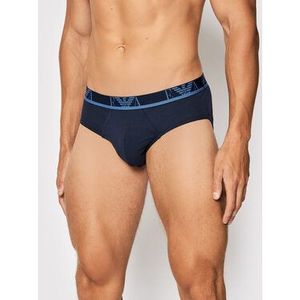Emporio Armani Underwear Súprava 3 kusov slipov 111734 1A715 64135 Tmavomodrá vyobraziť