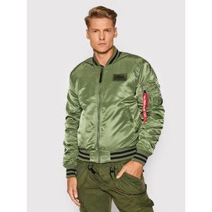 Alpha Industries Bomber bunda College 118112 Zelená Regular Fit vyobraziť