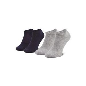 Tommy Hilfiger Súprava 2 párov členkových pánskych ponožiek 342023001 Sivá vyobraziť