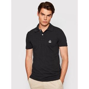 United Colors Of Benetton Polokošeľa 3089J3178 Čierna Slim Fit vyobraziť