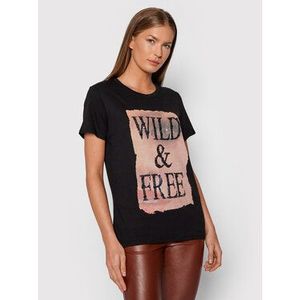 Guess Tričko Wild And Free Easy W1BI33 K9SN1 Čierna Regular Fit vyobraziť