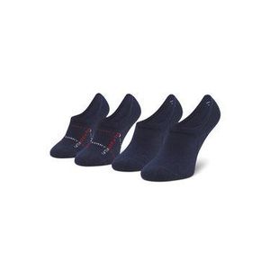 Tommy Hilfiger Súprava 2 párov krátkych pánskych ponožiek 100002663 Tmavomodrá vyobraziť