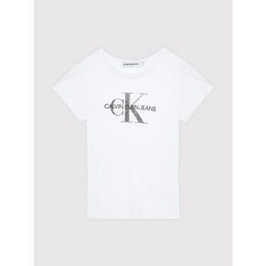 Calvin Klein Jeans Tričko Reptile Skin Monogram IG0IG01203 Biela Regular Fit vyobraziť
