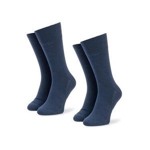 Levi's® Súprava 2 párov vysokých pánskych ponožiek 963016001 Tmavomodrá vyobraziť