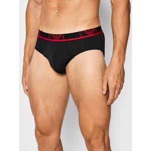 Emporio Armani Underwear Súprava 3 kusov slipov 111734 1A715 73320 Čierna vyobraziť