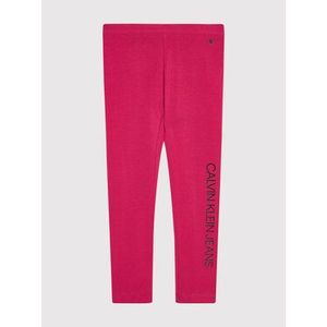 Calvin Klein Jeans Legíny Logo IG0IG00740 Ružová Slim Fit vyobraziť