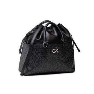 Calvin Klein Kabelka Conv Habo Monogram Mix K60K608316 Čierna vyobraziť