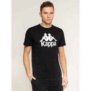 Kappa Tričko Caspar 303910 Čierna Regular Fit vyobraziť