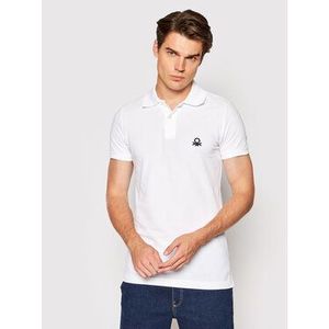 United Colors Of Benetton Polokošeľa 3089J3178 Biela Slim Fit vyobraziť