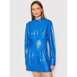 Remain Kožená bunda Daphne RM372 Modrá Slim Fit vyobraziť