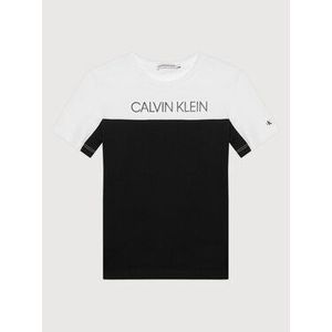 Calvin Klein Jeans Tričko Clr Block IB0IB00953 Čierna Regular Fit vyobraziť