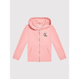 Calvin Klein Jeans Mikina Monogram IU0IU00206 Ružová Regular Fit vyobraziť