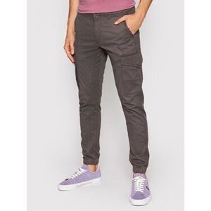 Jack&Jones Bavlnené nohavice Paul 12140326 Sivá Tapered Fit vyobraziť