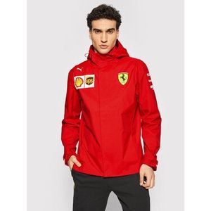 Puma Nepremokavá bunda Ferrari Team 763030 Červená Regular Fit vyobraziť