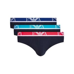 Emporio Armani Underwear Súprava 3 kusov slipov 111734 1P715 40035 Tmavomodrá vyobraziť