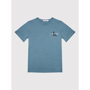 Calvin Klein Jeans Tričko Monogram Logo IU0IU00068 Modrá Regular Fit vyobraziť
