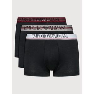 Emporio Armani Underwear Súprava 3 kusov boxeriek 111357 1A723 50620 Čierna vyobraziť