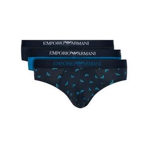Emporio Armani Underwear Súprava 3 kusov slipov 111624 1P722 76135 Tmavomodrá vyobraziť