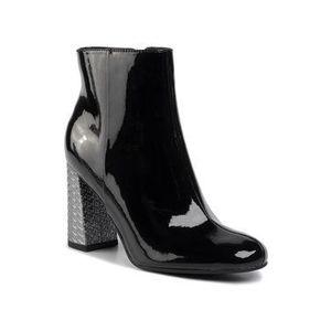 Tommy Hilfiger Členková obuv Elevated Patent High Heel Boot FW0FW04571 Čierna vyobraziť
