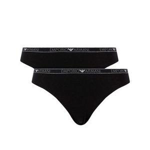 Emporio Armani Underwear Súprava 2 kusov brazílskych nohavičiek 163337 0P263 17020 Čierna vyobraziť