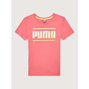 Puma Tričko Alpha 581409 Ružová Regular Fit vyobraziť