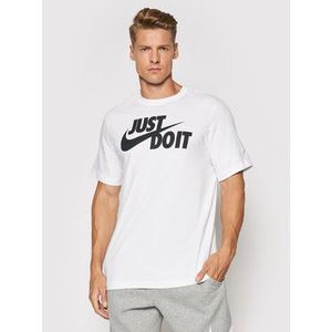 Nike Tričko Just Do It Swoosh AR5006 Biela Regular Fit vyobraziť