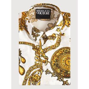 Versace Jeans Couture Košeľa Print Baroque Bijoux 71GAL2S0 Biela Regular Fit vyobraziť