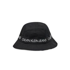 Calvin Klein Jeans Klobúk Bucket Reversible Logo IU0IU00188 Čierna vyobraziť