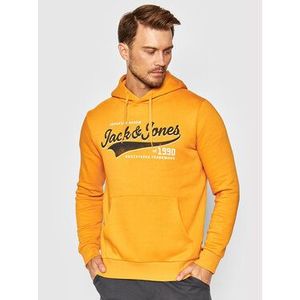 Jack&Jones Mikina Logo 12189736 Žltá Regular Fit vyobraziť