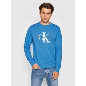 Calvin Klein Jeans Mikina J30J315595 Modrá Regular Fit vyobraziť