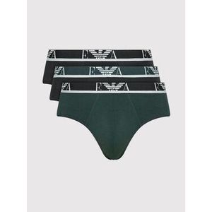 Emporio Armani Underwear Súprava 3 kusov slipov 111734 1A715 06421 Čierna vyobraziť