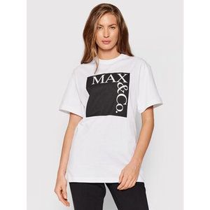 MAX&Co. Tričko Tee 49749621 Biela Regular Fit vyobraziť