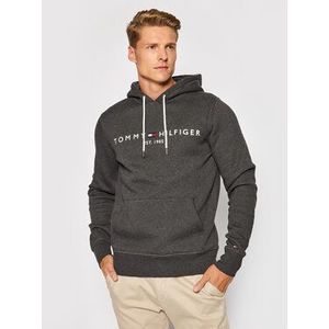 Tommy Hilfiger Mikina Logo MW0MW11599 Sivá Regular Fit vyobraziť