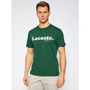 Lacoste Tričko TH1868 Zelená Regular Fit vyobraziť