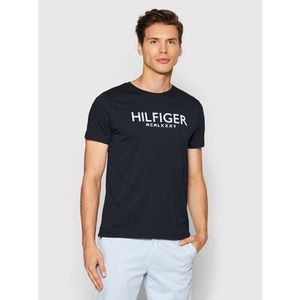 Tommy Hilfiger Tričko Palm Print MW0MW19361 Tmavomodrá Regular Fit vyobraziť