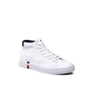Tommy Hilfiger Sneakersy Premium High Corporate Vulc FM0FM03622 Biela vyobraziť