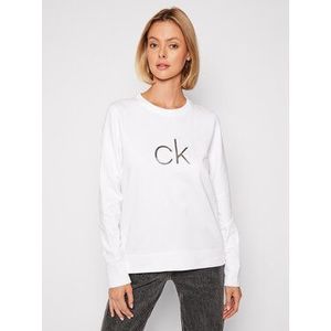 Calvin Klein Mikina Embossed Shine K20K203000 Biela Regular Fit vyobraziť