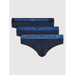 Emporio Armani Underwear Súprava 3 kusov slipov 111734 1A723 70435 Tmavomodrá vyobraziť