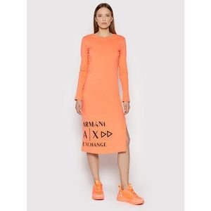 Armani Exchange Každodenné šaty 6KYA70 YJ3RZ 1675 Oranžová Regular Fit vyobraziť